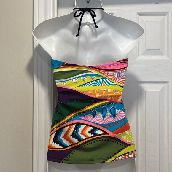 NWOT - Sunflair® D-Cup Swimsuit Halter Style Tankini Top - Sz 10* - Picture 4 of 10